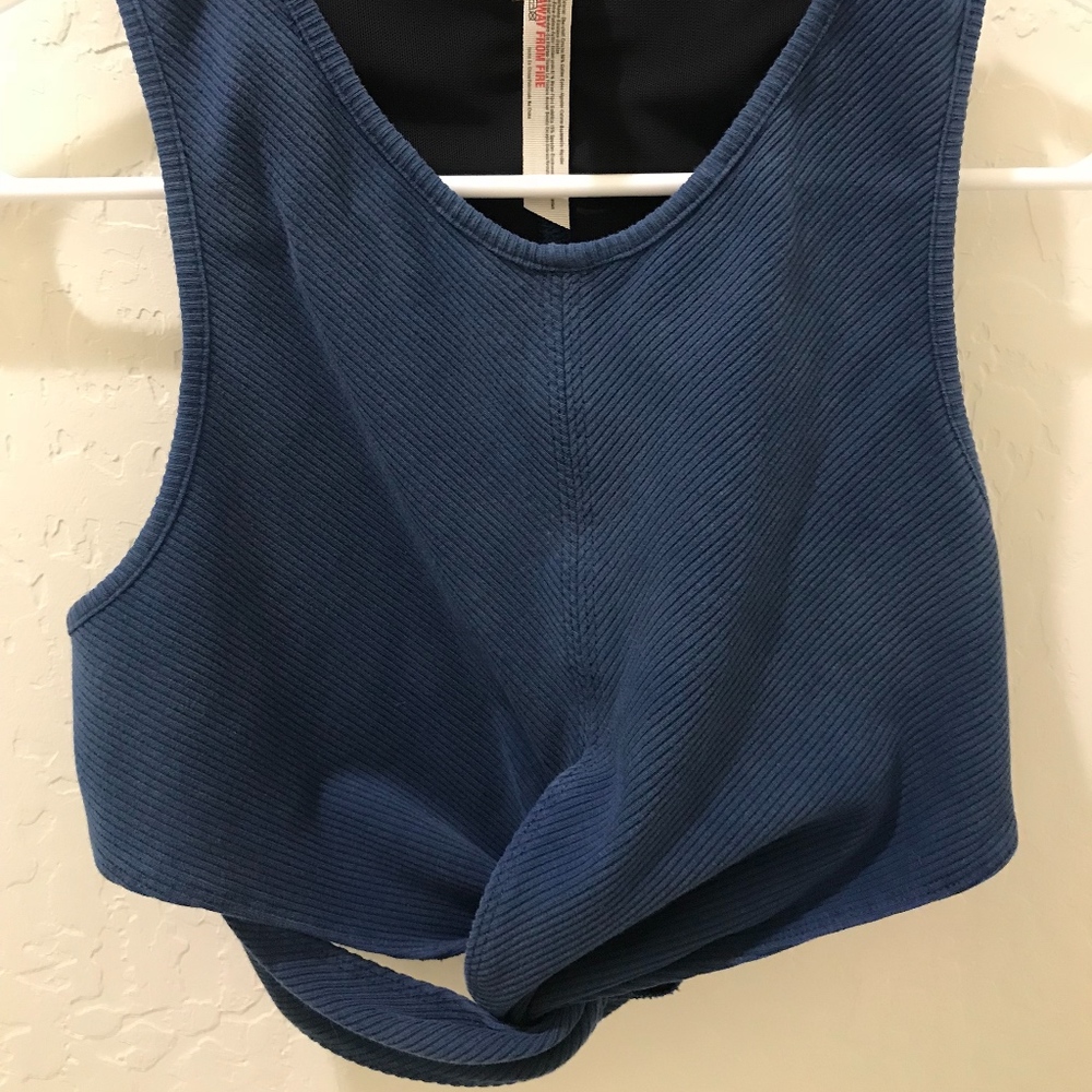 Free People Movement Knotted Crop Top